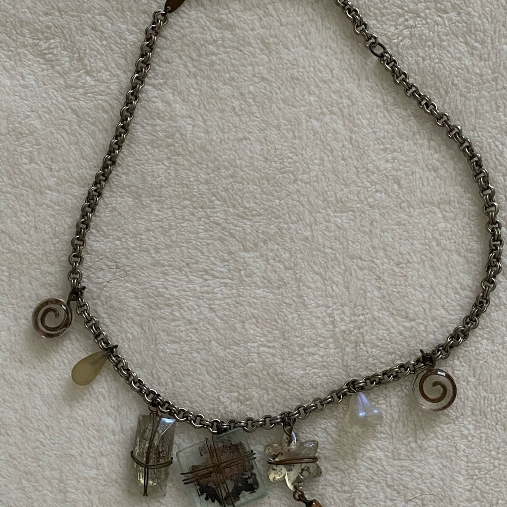 Bedezen ornaments custom mirror & copper necklace
